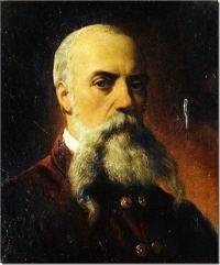 Portrait of Eugene Francois Marie Joseph Deveria: Self-portrait